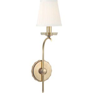 Hudson Valley HV 4481 AGB Clyde 1 Light Wall Sconce