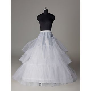 Nylon Ball Gown Full Gown 3 Tier Floor length Slip Style/ Wedding Petticoats