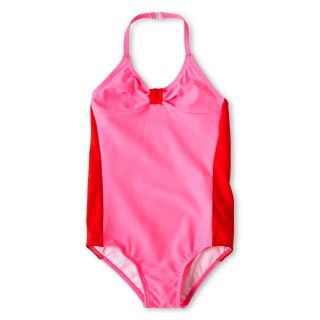 JOE FRESH Joe Fresh Colorblocked One Piece Swimsuit   Girls 1t 5t, Pink, Pink,
