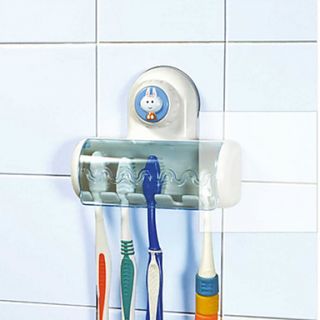 Strong Scution Polyester 5 grid Toothbrush Holder, L11cm x W10cm x H4.5cm