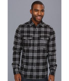 Fox Lou L/S Flannel Shirt Mens Long Sleeve Pullover (Black)