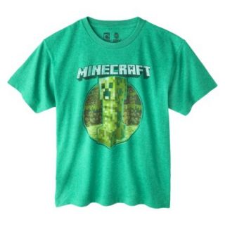 Minecraft Boys Graphic Tee   Green XS
