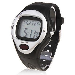 Unisex Calorie Counter Multi Functional Digital Silicone Band Wrist Watch