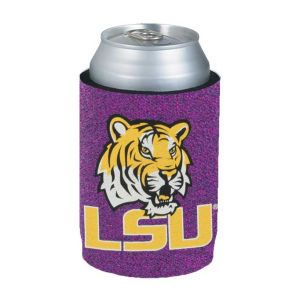 LSU Tigers Glitter Can Coozie