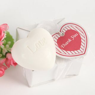 Heart Shaped Scented Soap Wedding Favor