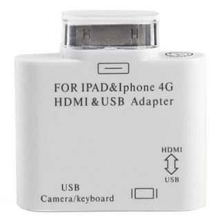 HDMI Camera Connection Kit for iPhone 4, 4S, iPad, iPad 2