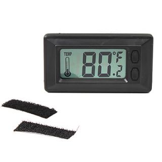 Car Theromometer with LCD Display and Magic Sticker for Mounting
