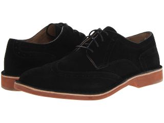 Lumiani International Collection Battente Mens Lace Up Wing Tip Shoes (Black)