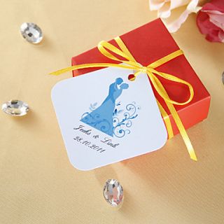 Personalized Favor Tags   Bride and Groom (set of 36)