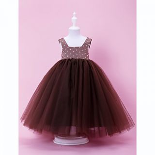 Attractive Ball Gown Floor length Beaded Flower Girl Dress