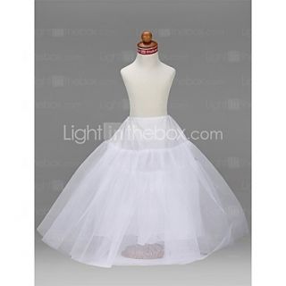Flower Girl Taffeta Ball Gown 3 Tier Floor length Slip Style/ Wedding Petticoats