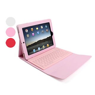 Leather Case Cover with Wireless Bluetooth Keyboard for iPad (Assorted Colors)