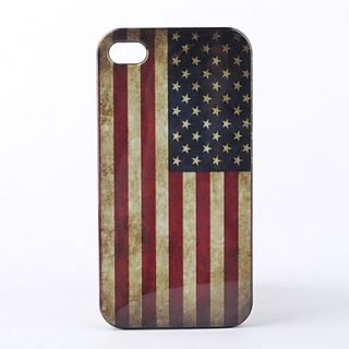 Vintage US Flag Pattern Hard Case for iPhone 4/4S (Union Jack)