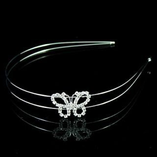 Gorgeous Rhinestone Butterfly Bridal Headband/Headpiece