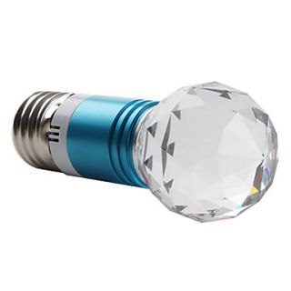 E27 3W Blue Light Crystal LED Ball Bulb (85 265V)