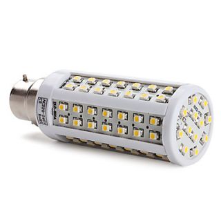 B22 96x3528 SMD 5W 650LM 2800 3200K Warm White Light LED Corn Bulb (220 240V)