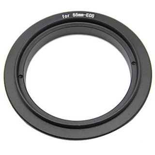 55mm Reverse Ring Adapter for Canon EOS Camera