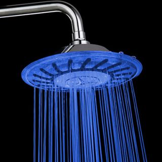 8 Inch Contemporary A Grade ABS Color Changing LED Rain Shower head
