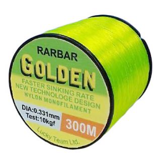 Golden Yellow Monofilament Fishing Line 300m