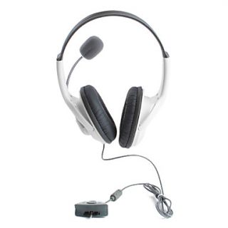 Premium Microphone Headset for Xbox 360 (White)