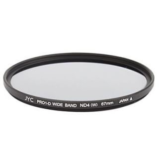 Genuine JYC Super Slim High Performance Wide Band ND4 Filter 67mm