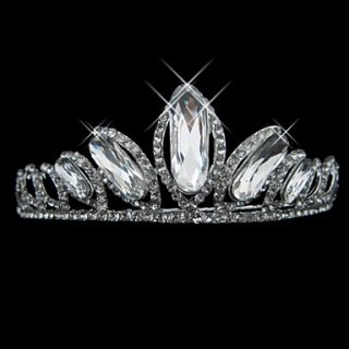 Alloy With Rhinestone And Pearl Classica Style Bridal Tiara
