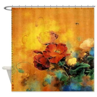 Asian poppies Shower Curtain  Use code FREECART at Checkout