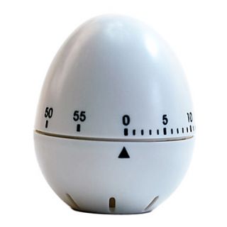 Egg Shaped 60 Minute Kitchen Cooking Mechanical Timer
