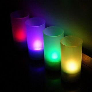 Voice Controlled LED Cup Favors (Set of 4 in Assorted Colors)