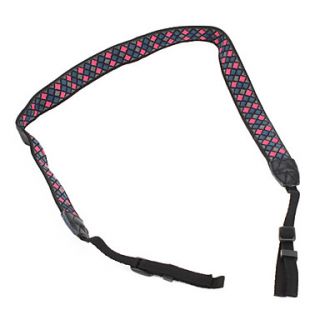 Colorful Camera Strap for SLR with Colorful Grids