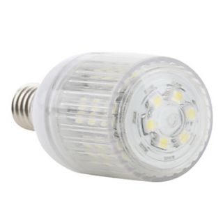 E14 48x3528 SMD 3W 270LM 6000 6500K Natural White Light LED Corn Bulb (230V)