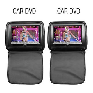 9 Inch Car Headrest DVD Player with TV, Games(1 Pair)