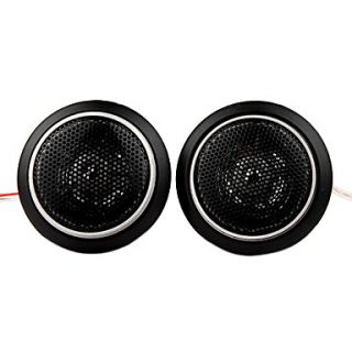 500W Mini Car Speakers, Black, Pair, DC 12V