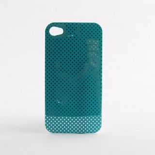 Dots Pattern Hard Case for iPhone 4 and 4S (Multi Color)