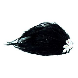 Gorgeous Feather Wedding Bridal/ Patry Corage Headpiece