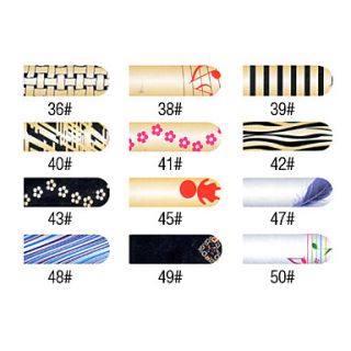 16 PCS Nail Foil Art Likable Full Cover Stickers Manicure