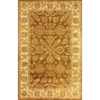 Nuloom Handmade Traditional Persian Brown Wool Rug (8 X 10)