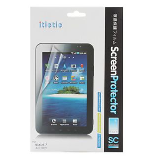 Dull Polish Protective Screen Guard with Cleaning Cloth for Google Nexus 7