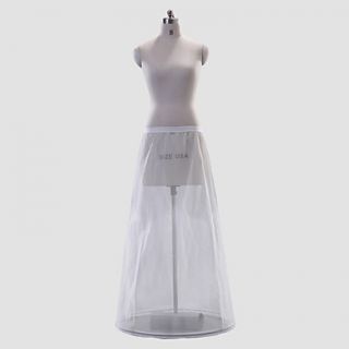 Gorgeous Polyester A Line Full Length Wedding Slip Style/Petticoat