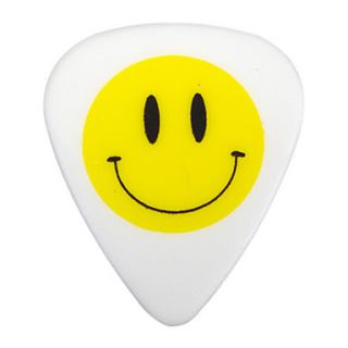 NNPICK   (CSA 16) Composite Plastic Standard Shape Guitar/Bass Picks/6 pack (Smiling Face Design)