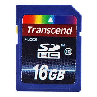 16GB Transcend Class 10 SD SDHC Flash Memory Card