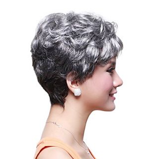Capless Short High Quality Synthetic Wavy Hair Wig