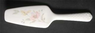 Mikasa Pastel Garden Solid Ceramic Pie/Cake Server, Fine China Dinnerware   Flor