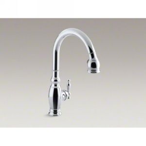 Kohler K 690 CP Vinnata Vinnata® Single Hole or Three Hole Kitchen Sink Faucet w