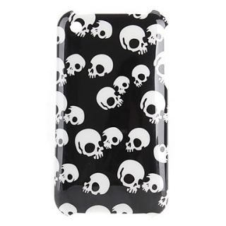 Skull Heads Pattern Hard Case for iPhone 3G and 3GS (Multi Color)