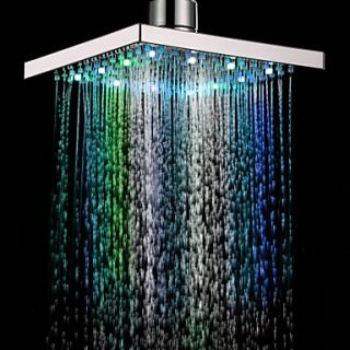 7 Colors Changing LED Contemporary Shower Faucet Head of 8 inch