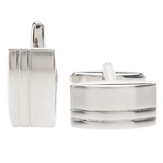 Simply Silver Square Amboss Cufflinks