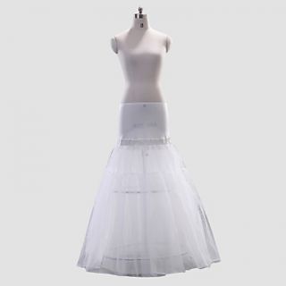 Polyester A Line/Medium Fullness Full Length Wedding Slip Style/Petticoat