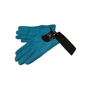 Pigskin Leather Fingertips Wrist Length Gloves (More Colors)