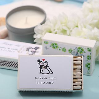 Personalized Matchboxes   Happy Lovers (Set of 12)